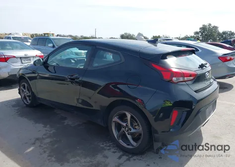 2020 Hyundai Veloster 2.0 z USA, uszkodzony, nr VIN KMHTG6AF0LU028355